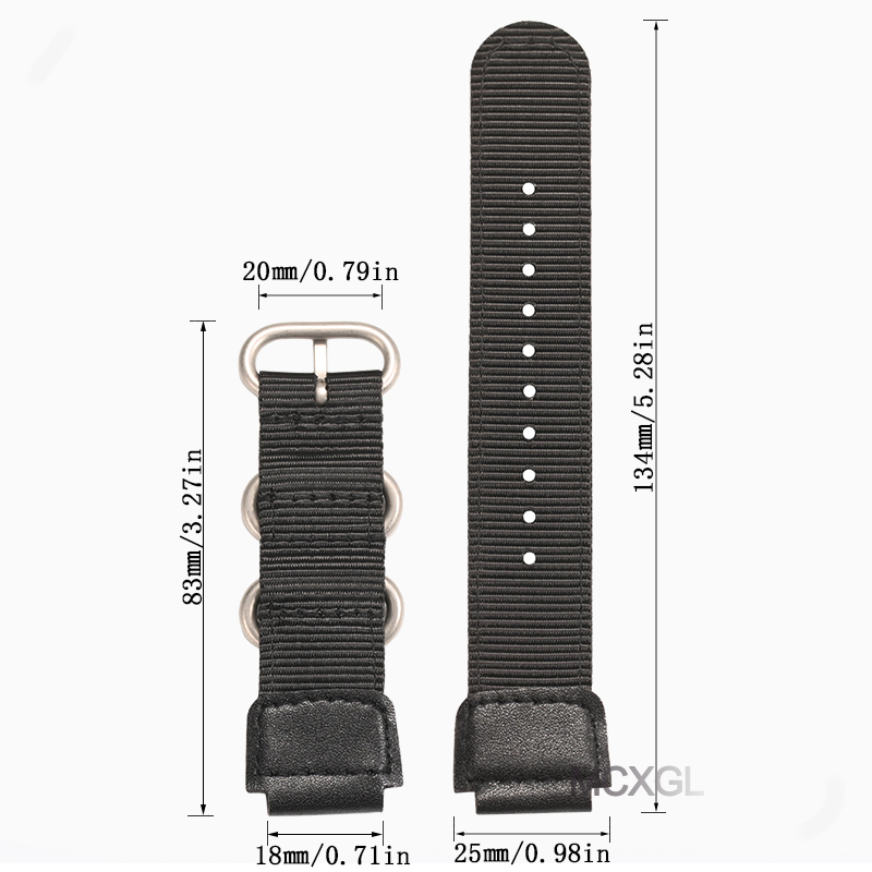 18 มม.สายนาฬิกาไนลอนสําหรับ Ca - Luxury Watch Casio บทวิจารณ์และราคา