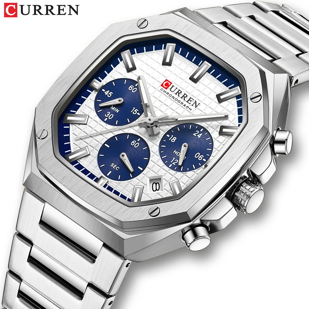 CURREN นาฬิกาข้อมือควอตซ์สำหรั - Luxury Watch Apple บทวิจารณ์และราคา