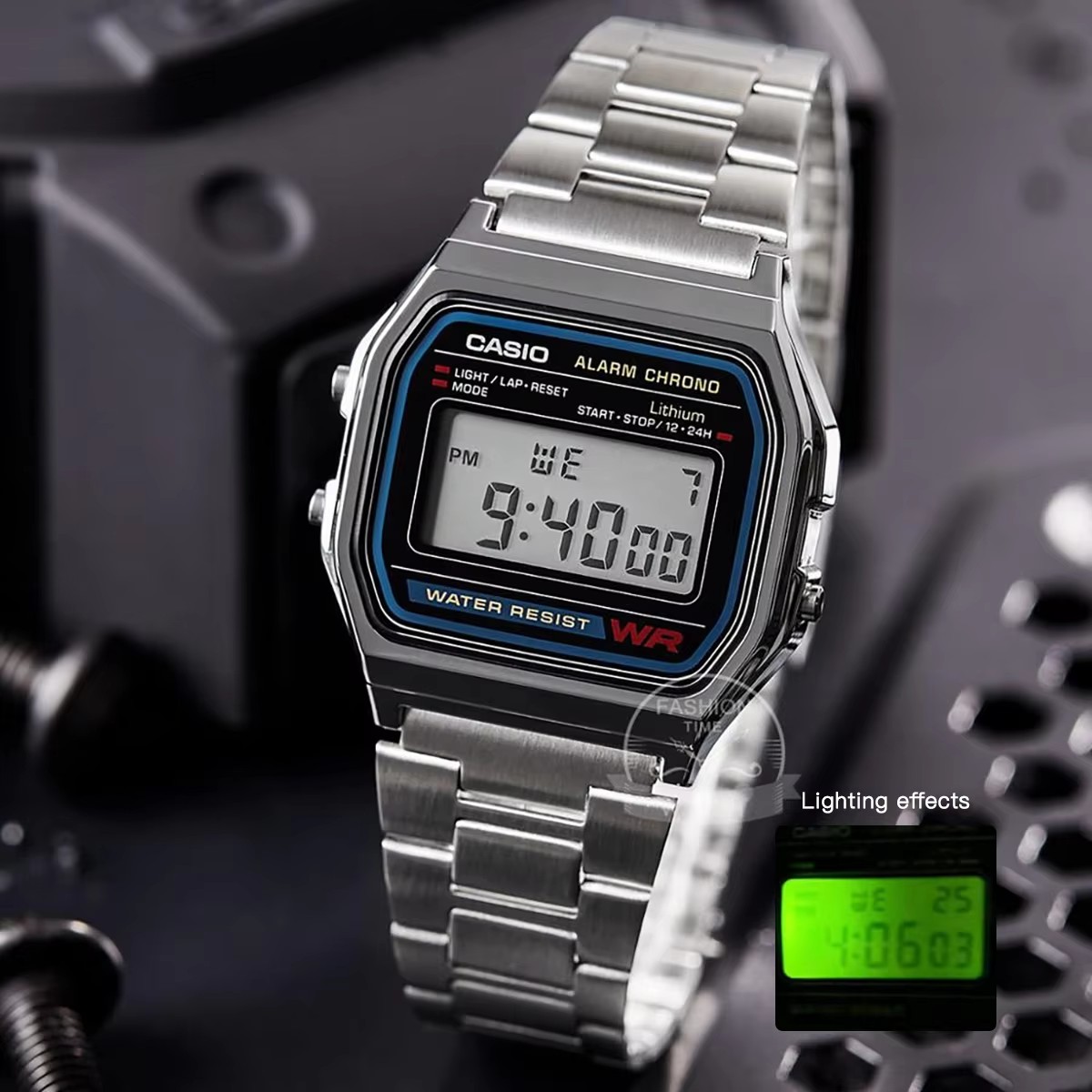 นาฬิกาคาสิโอ นาฬิกาสีเงิน นาฬิ - Luxury Watch Casio บทวิจารณ์และราคา